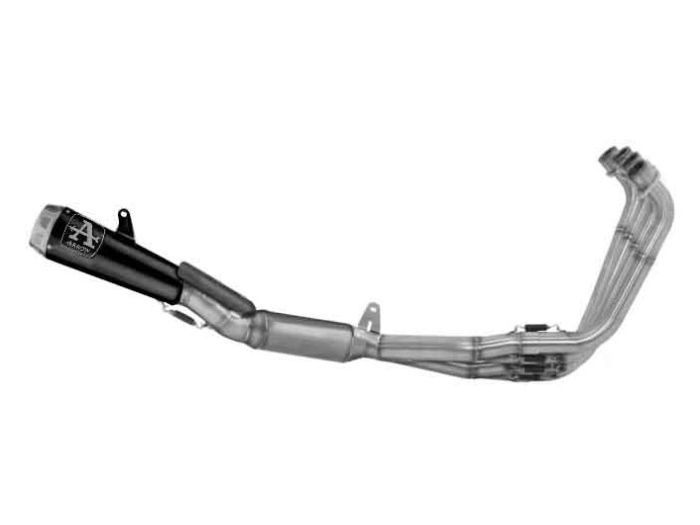 71069PRN Arrow Pro-Race Racing Full Exhaust NICHROM DARK PRO-RACE SILENCER + STAINLESS STEEL COLLECTORS CBR650R/CB 650 R  2024 -2025