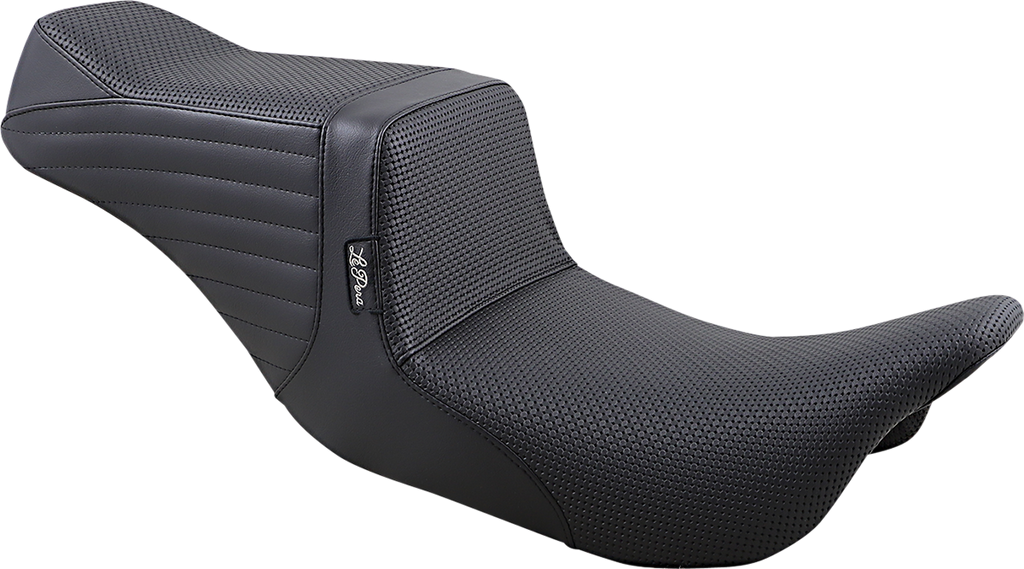 LE PERA Tailwhip Seat - Basketweave - Black - FL '08-'22 LK-587BW