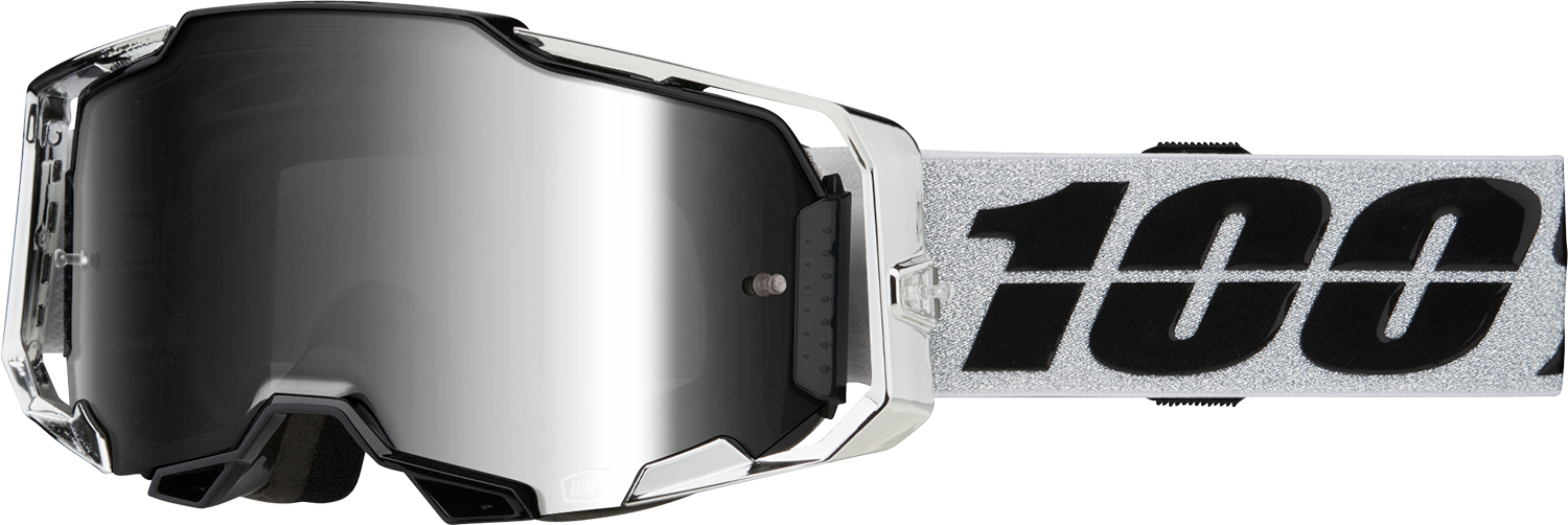 100% Armega Goggles - Atac - Silver Mirror 50005-00016