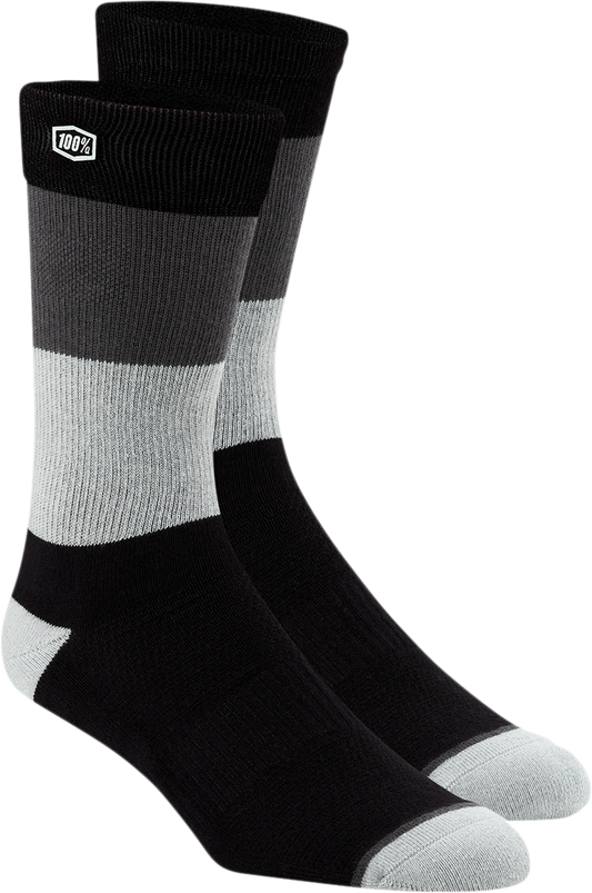 100% Trio Socks - Black - Large/XL 24022-001-18