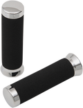 Parts Unlimited Grips - Foam - 7/8" - 150 Mm - Chrome L99-90922