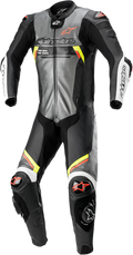 ALPINESTARS Missile Ignition v2 1-Piece Suit - Metallic Gray/Black/Yellow/Red Fluorescent - US 40 / EU 50 3150222-9135-50