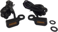 DRAG SPECIALTIES LED Handlebar Marker Lights - Hydraulic Clutch - Black/Amber L22-0229MBAENU