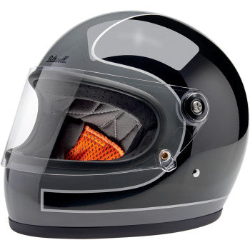 BILTWELL Gringo S Helmet - Tracker - Gloss Storm Gray/Black - Medium 1003-562-503