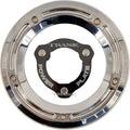 TRASK Derby Cover with Power Plate - Chrome/Black - Kit - '17-'25 Harley-Davidson TM-0051-CH-BK
