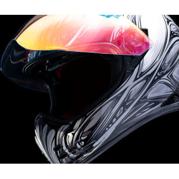 ICON Domain™ Helmet - Nouveau - Silver - Medium 0101-18525