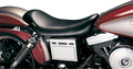 LE PERA Silhouette Solo Seat - Smooth - Black - FXDWG '96-'03 LN-853