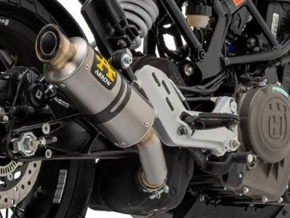 Arrow Husqvarna Svartpilen 401 '20 Homologated Titanium Gp2 Exhaust With Welded Link Pipe 72631gp