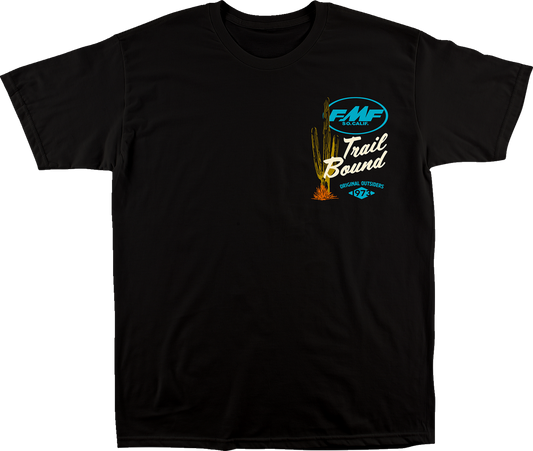 FMF Trailbound T-Shirt - Black - Small FA22118909BLKS 3030-22446