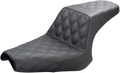SADDLEMEN Step Up Seat - Full Lattice Stitch - Black Y13-16-175