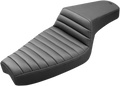 SADDLEMEN Step-Up Seat - Front Tuck-n-Roll - Black - XL 807-03-171