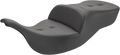 SADDLEMEN Pillow-Top Roadsofa Seat - Black - FLH/FLT '99-'07 897-07-181