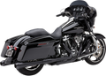 COBRA El Diablo 4" Mufflers for FL - Black/Black BLK W/BLK END CAPS 6208RB