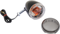 DRAG SPECIALTIES Rear Turn Signal 1156 - Black/Smoke Lens GLOSS BLACK L12-0232RB/M