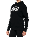 100% Women's Icon Hoodie - Black - Medium 20031-00001