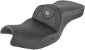 SADDLEMEN Heated Roadsofa Seat - Carbon Fiber - Without Backrest - Black - Indian I20-06-185HCT