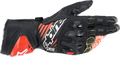 ALPINESTARS GP Tech V2 S Gloves - Black/White/Fluo Red - 3XL 3556422-1231-3X