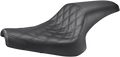 SADDLEMEN Seat - Profiler - 2-Up - Front Lattice Stitch - Black - Bolt Y13-16-149