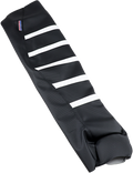 Parts Unlimited Ribbed Seat Cover - Black/White - Ski-Doo Ski-105-337