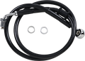 DRAG SPECIALTIES Brake Line - +10" - Black - '18-'21 Softail 618604-10BLK
