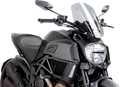 PUIG HI-TECH PARTS New Generation Windscreen - Smoke - Diavel 7570H