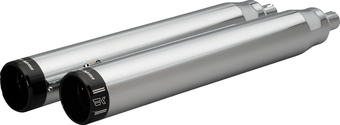 KHROME WERKS 4-1/2" War Hammer Mufflers - Chrome 202230