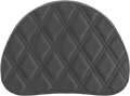 SADDLEMEN Sissy Bar Pad - Lattice Stitched - Black 0513SDC