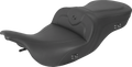 SADDLEMEN Heated RoadSofa Seat - Without Backrest - Black W/Black Stitching 897-07-187HCT