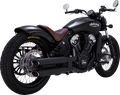 VANCE & HINES 3" Twin Slash Slip-On Mufflers - Black 48323