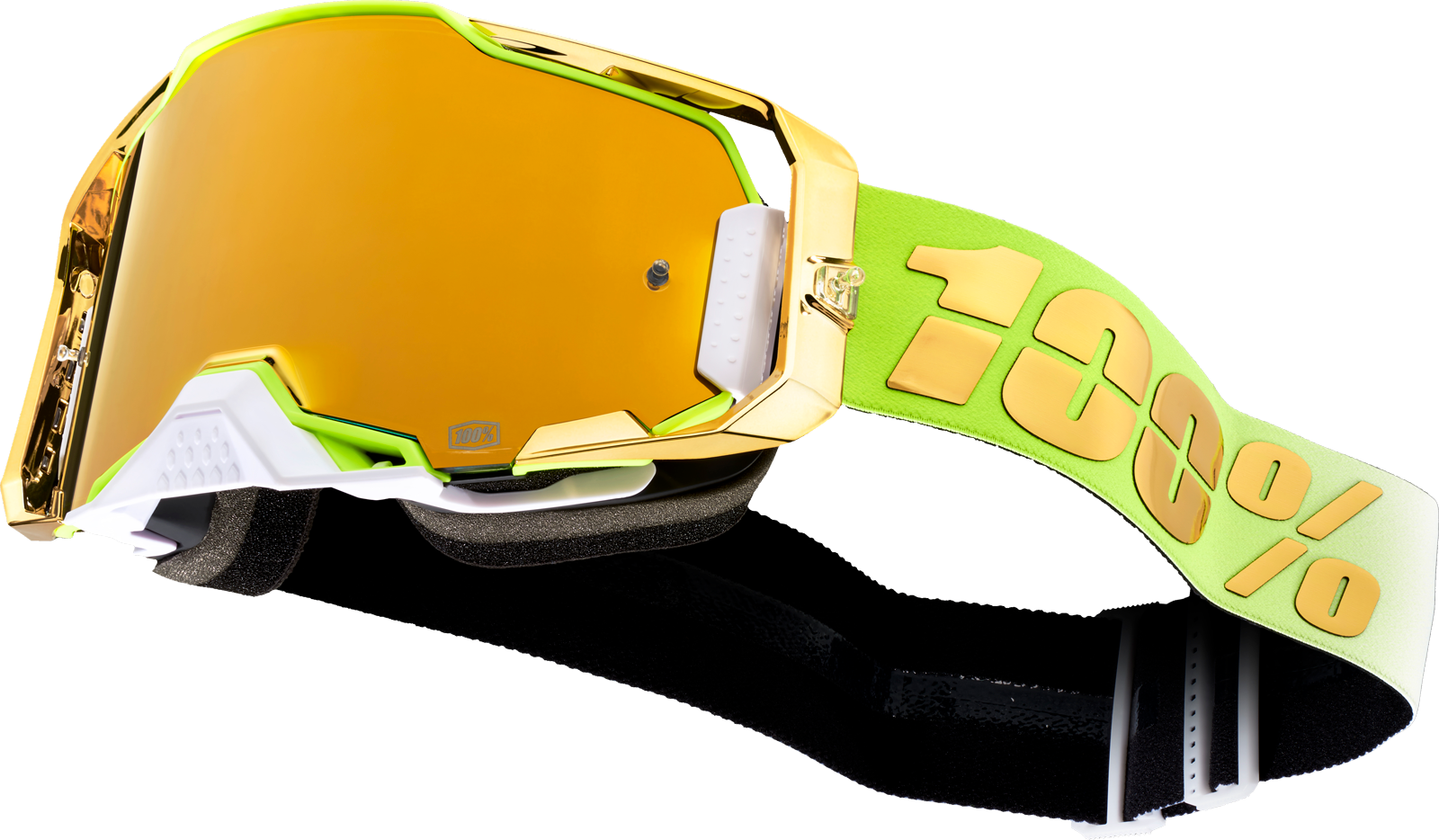 100% Armega Goggles - FeelGood - True Gold 50005-00007