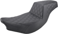 SADDLEMEN Step Up Seat - Full Lattice - Black - Indian I14-07-175