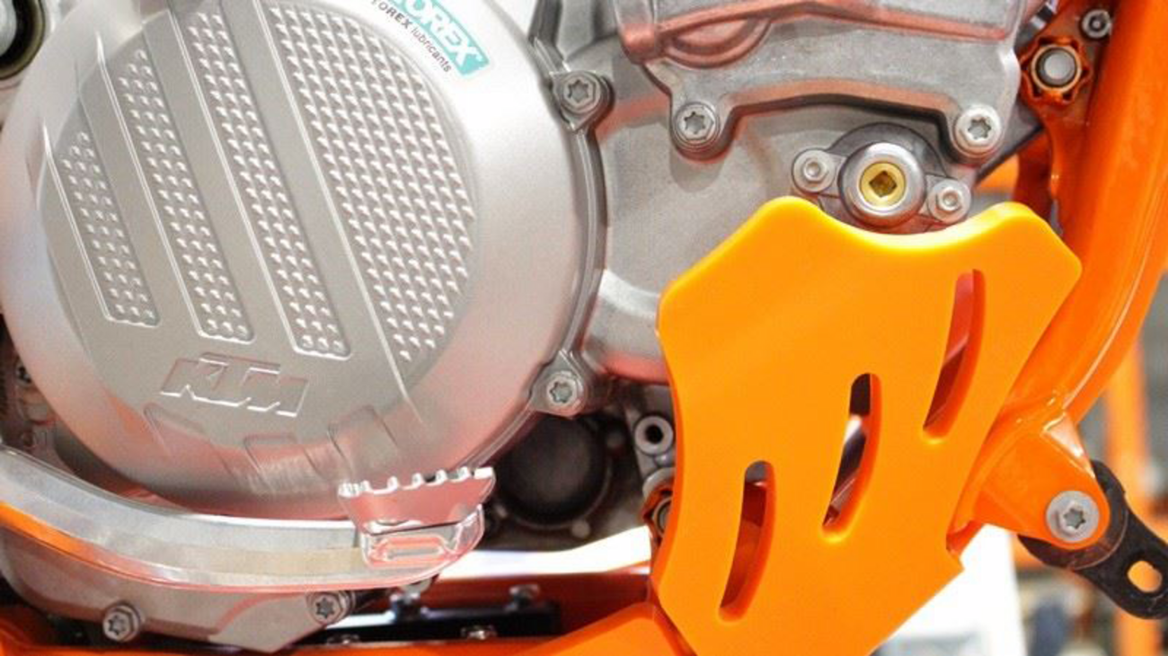 AXP RACING Xtrem Skid Plate - Orange - KTM AX1484