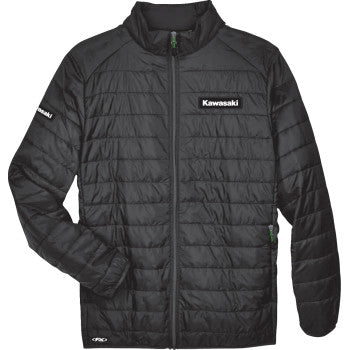 FACTORY EFFEX Kawasaki Puffer Jacket - Black - Medium 28-85112