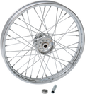 DRAG SPECIALTIES Front Wheel - Single Disc/No ABS - Chrome - 21"x2.15" - '67-'72 FL 64438