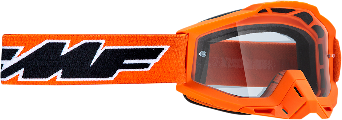 FMF PowerBomb Goggles - Rocket - Orange - Clear F-50036-00003 2601-2974