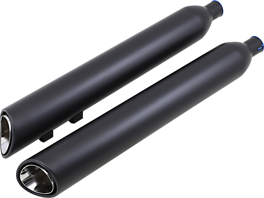 COBRA 909 Mufflers for Tri-Glide - Black 2009-2025 Tri Glide Ultra Classic FLHTCUTG 6303RB