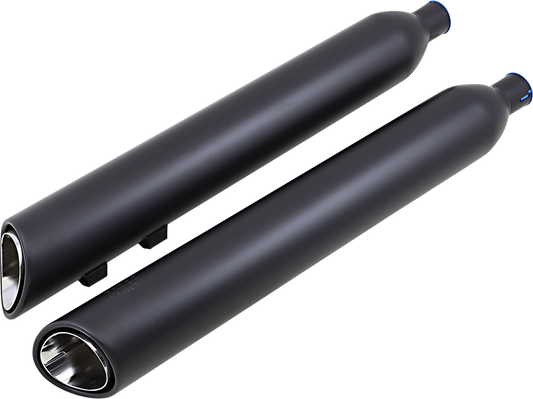 COBRA 909 Mufflers for Tri-Glide - Black 2009-2025 Tri Glide Ultra Classic FLHTCUTG 6303RB