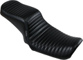LE PERA Cherokee Seat - Pleated - Black - FXD '06+ LK-021PT