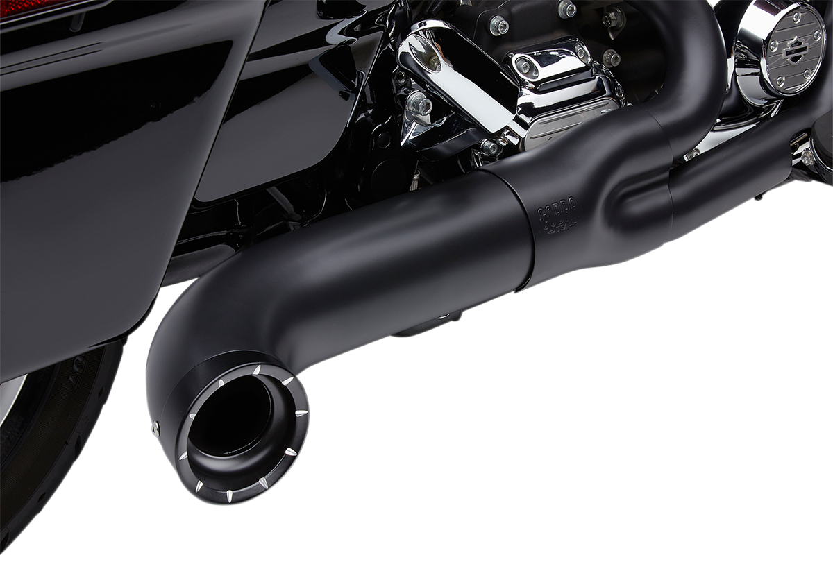 COBRA Turn Out 2-into-1 Exhaust System - Black 6270B-1