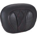 MUSTANG Deluxe Sissy Bar Pad - Diamond - Dark Cherry Stitch - FLT/FLH '23-'25 88450DC