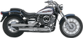 COBRA Slashcut Muffler - XVS V-Star 650 1998-2005 2163SC