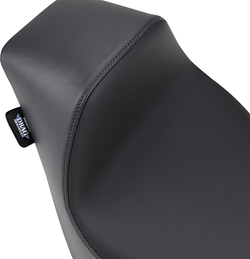 DRAG SPECIALTIES EZ-Solo Seat - Smooth - Solar-Reflective Leather - FL/FX '18-'22 ACT EZ-ON STYLE 0802-1149