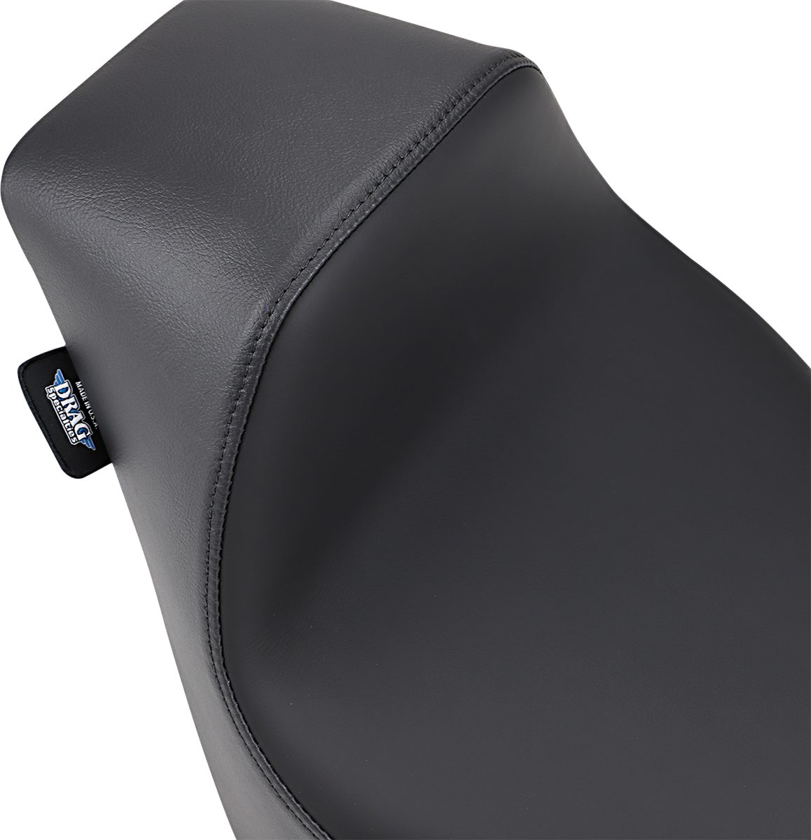 DRAG SPECIALTIES EZ-Solo Seat - Smooth - Solar-Reflective Leather - FL/FX '18-'22 ACT EZ-ON STYLE 0802-1149