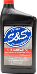 S&S CYCLE Synthetic Chain/Gear Oil - 1 U.S. quart 153763
