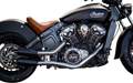 TRASK Slip-On Mufflers - Black TM-3042BK