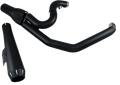 BASSANI XHAUST 2:1 Exhaust - Black - Megaphone - Short - '91-'05 FXD 13322R