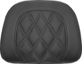 SADDLEMEN Roadsofa Sissy Bar Pad - Black - Lattice Stitch - Indian '14-'22 61144