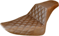 SADDLEMEN Step-Up Seat - Front Lattice Stitch - Brown - FLS 812-26-172BR