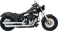 VANCE & HINES 3" Twin Slash Slip-On Muffler - Chrome 16341