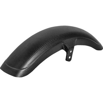 SADDLEMEN Front Fender - Carbon Fiber/Matte - Softail/Dyna  CF-8-0002M